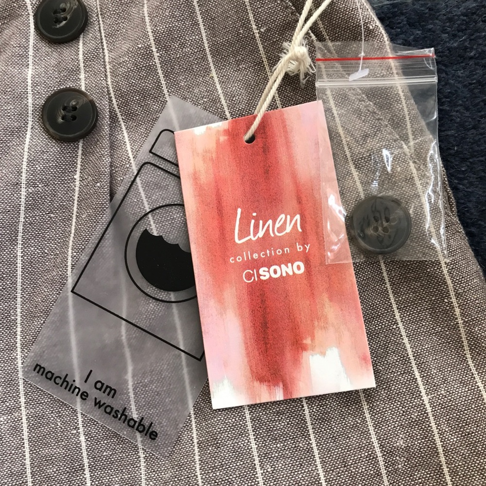 ❗️1 LEFT, S/L❗️TAUPE WIDE LEG HIGH WAIST PANTS - Picture 8 of 8